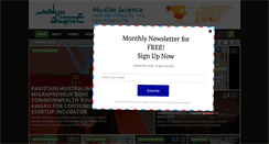 Desktop Screenshot of muslim-science.com